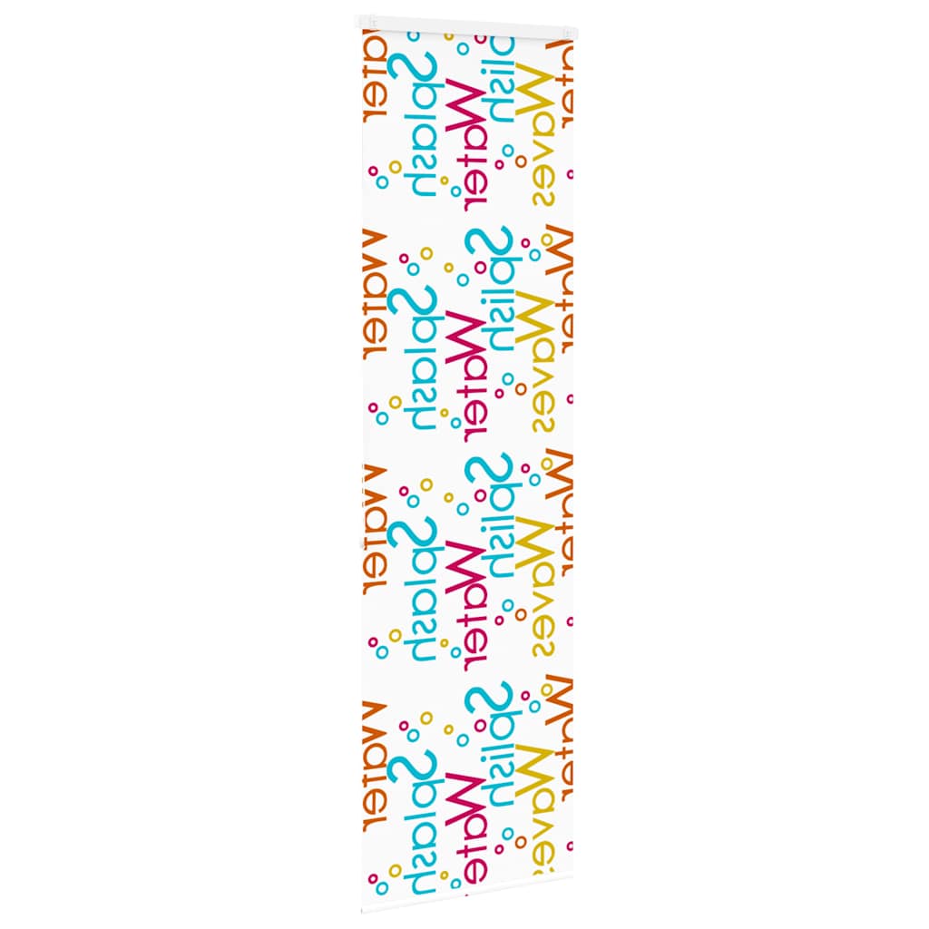 Bruserullegardin med kassette 70x240 cm Stofbredde 66 cm