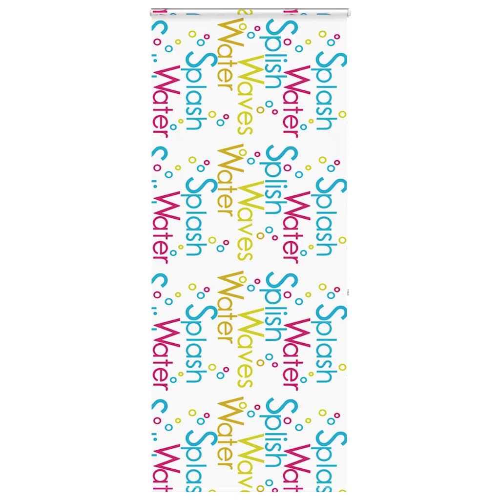 Bruserullegardin med kassette 100x240 cm Stofbredde 96 cm