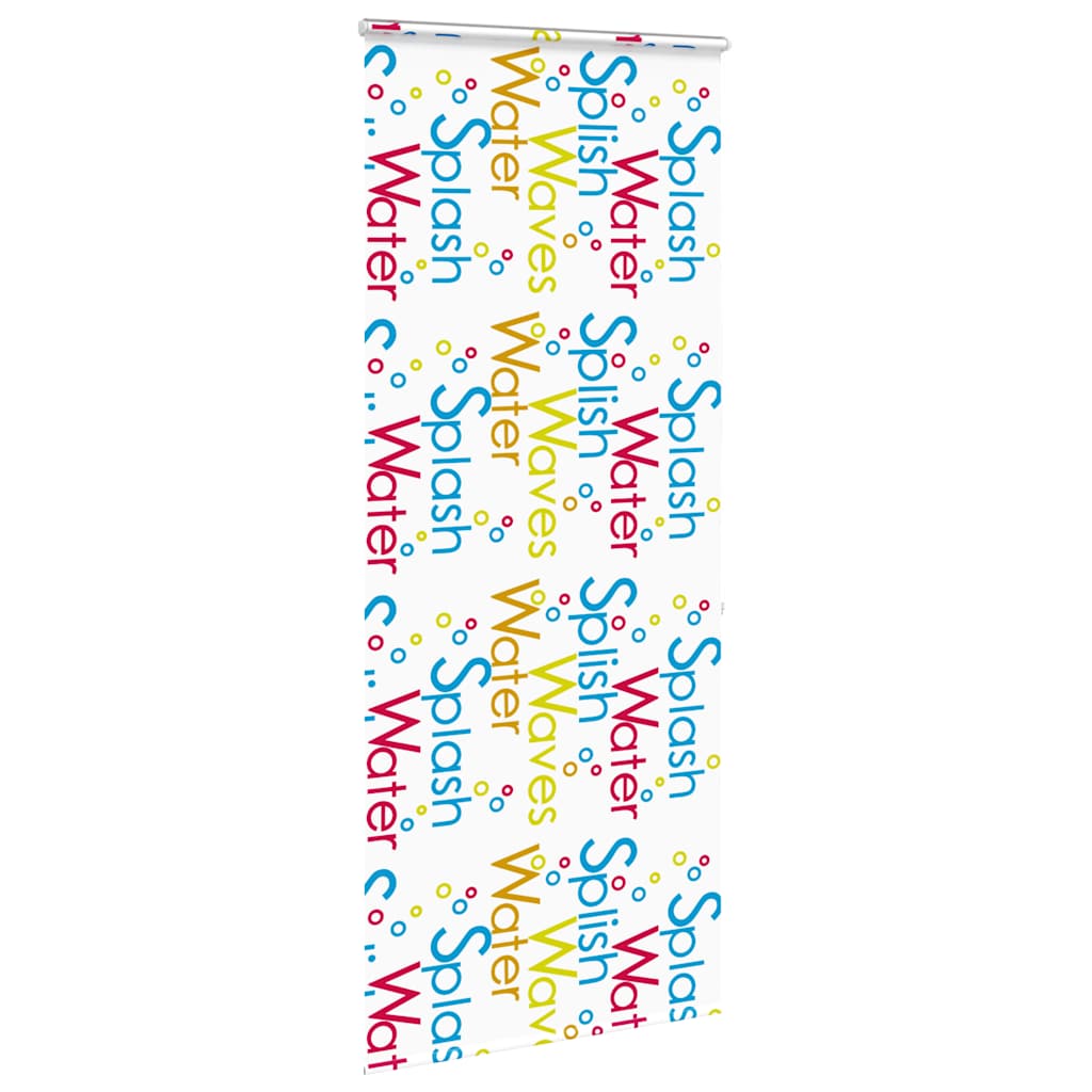 Bruserullegardin med kassette 100x240 cm Stofbredde 96 cm