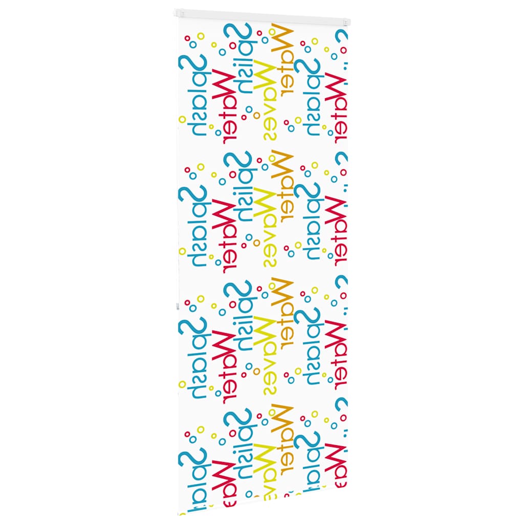 Bruserullegardin med kassette 100x240 cm Stofbredde 96 cm