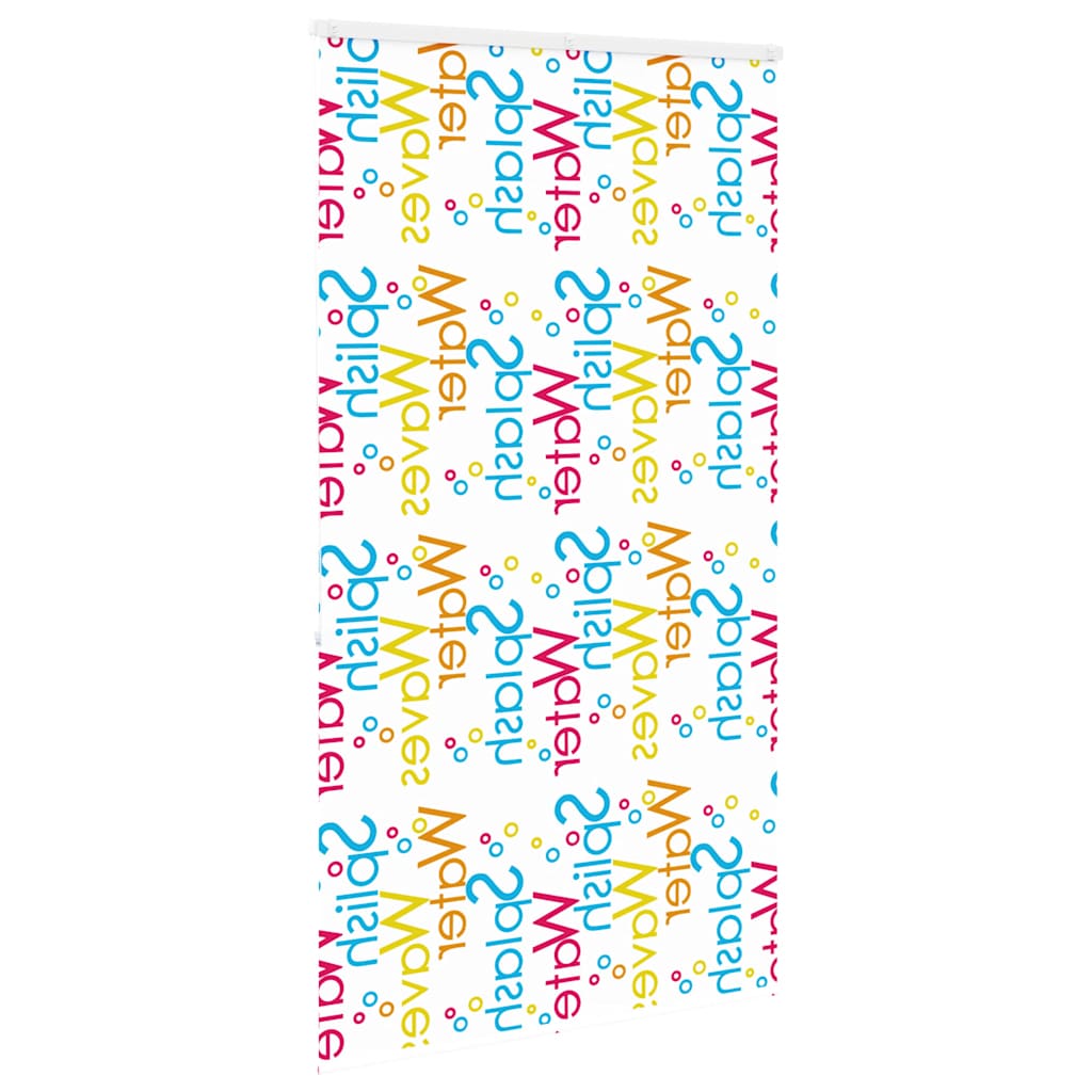 Bruserullegardin med kassette 130x240 cm Stofbredde 126 cm