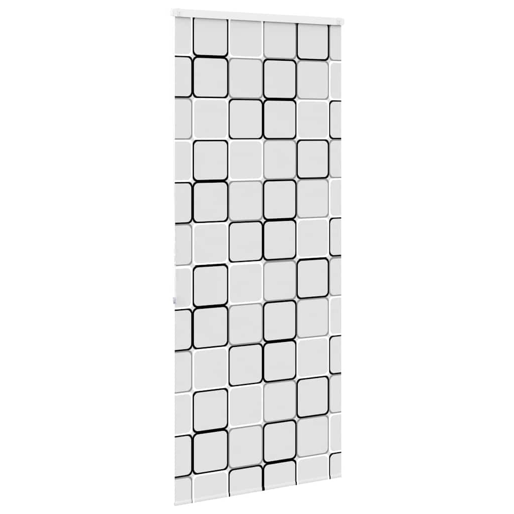 Bruserullegardin med kassette 90x240 cm Stofbredde 86 cm