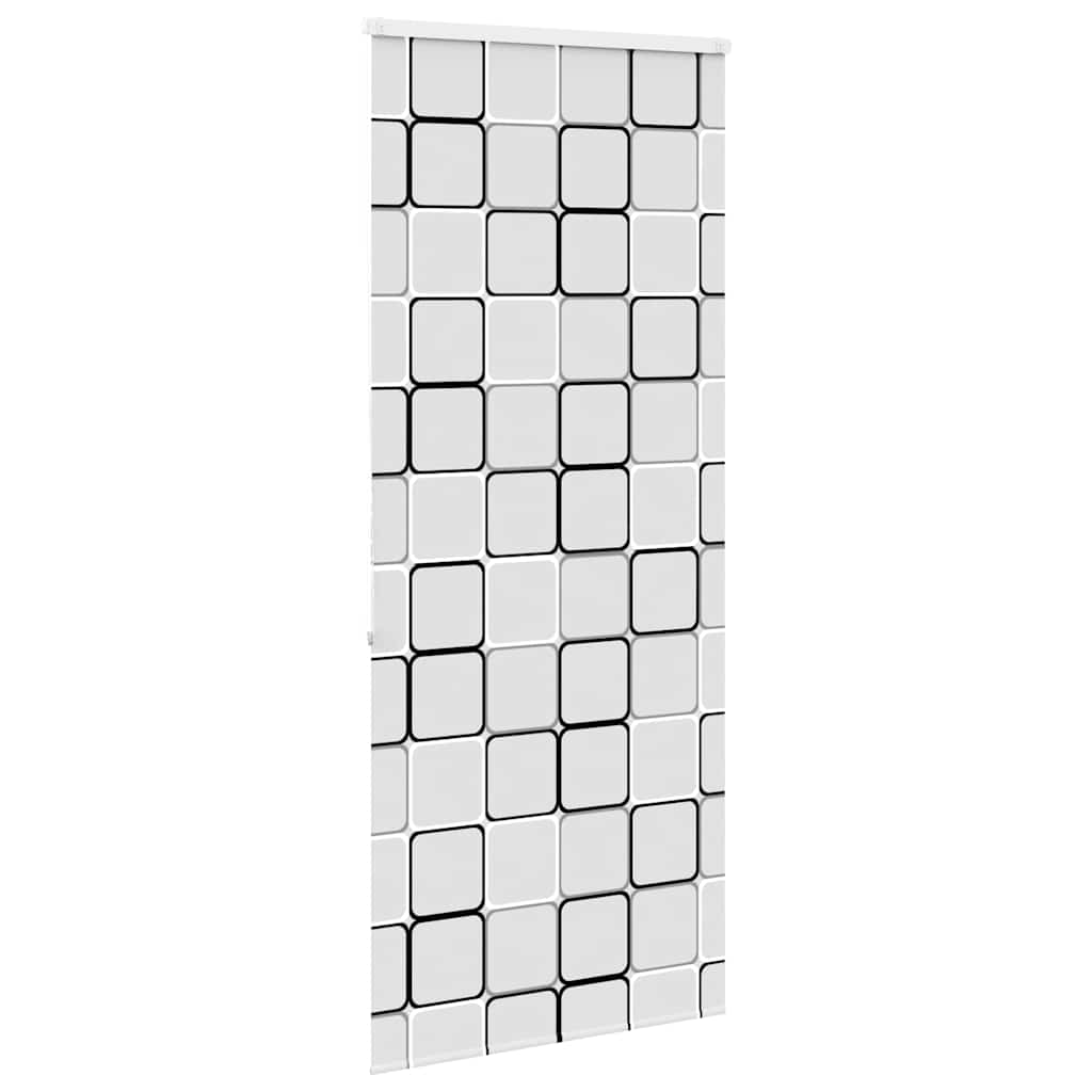 Bruserullegardin med kassette 110x240 cm Stofbredde 106 cm