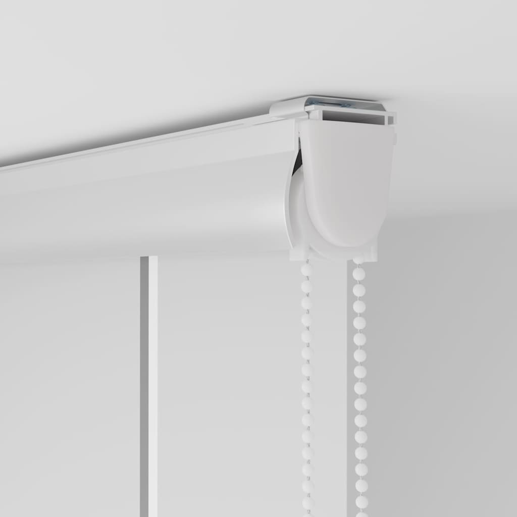 Bruserullegardin med kassette 110x240 cm Stofbredde 106 cm