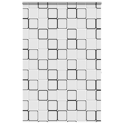 Bruserullegardin med kassette 150x240 cm Stofbredde 146 cm