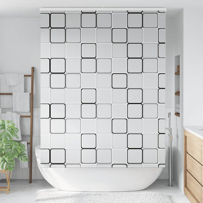 Bruserullegardin med kassette 150x240 cm Stofbredde 146 cm