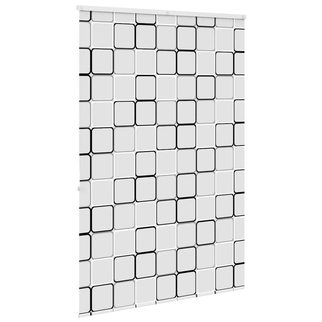Bruserullegardin med kassette 160x240 cm Stofbredde 156 cm