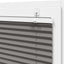 Plisségardin Antracit 75x100 cm Stofbredde 74,4 cm Polyester