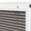 Plisségardin Antracit 85x100 cm Stofbredde 84,4 cm Polyester