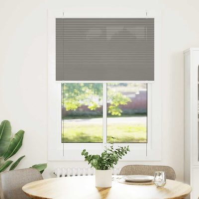 Plisségardin Antracit 85x100 cm Stofbredde 84,4 cm Polyester