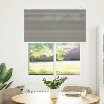 Plisségardin Antracit 110x100 cm Stofbredde 109,4 cm Polyester