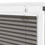 Plisségardin Antracit 120x100 cm Stofbredde 119,4 cm Polyester