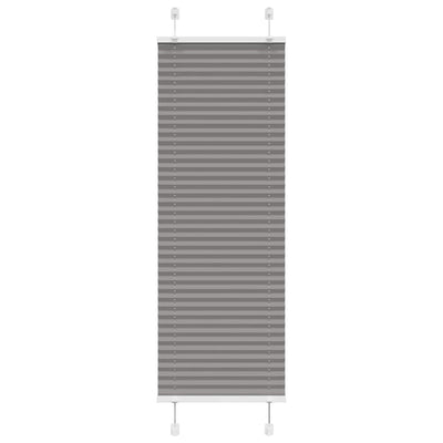 Plisségardin Antracit 40x150 cm Stofbredde 39,4 cm Polyester