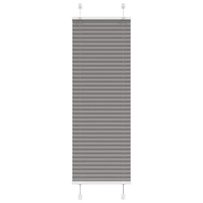 Plisségardin Antracit 45x150 cm Stofbredde 44,4 cm Polyester