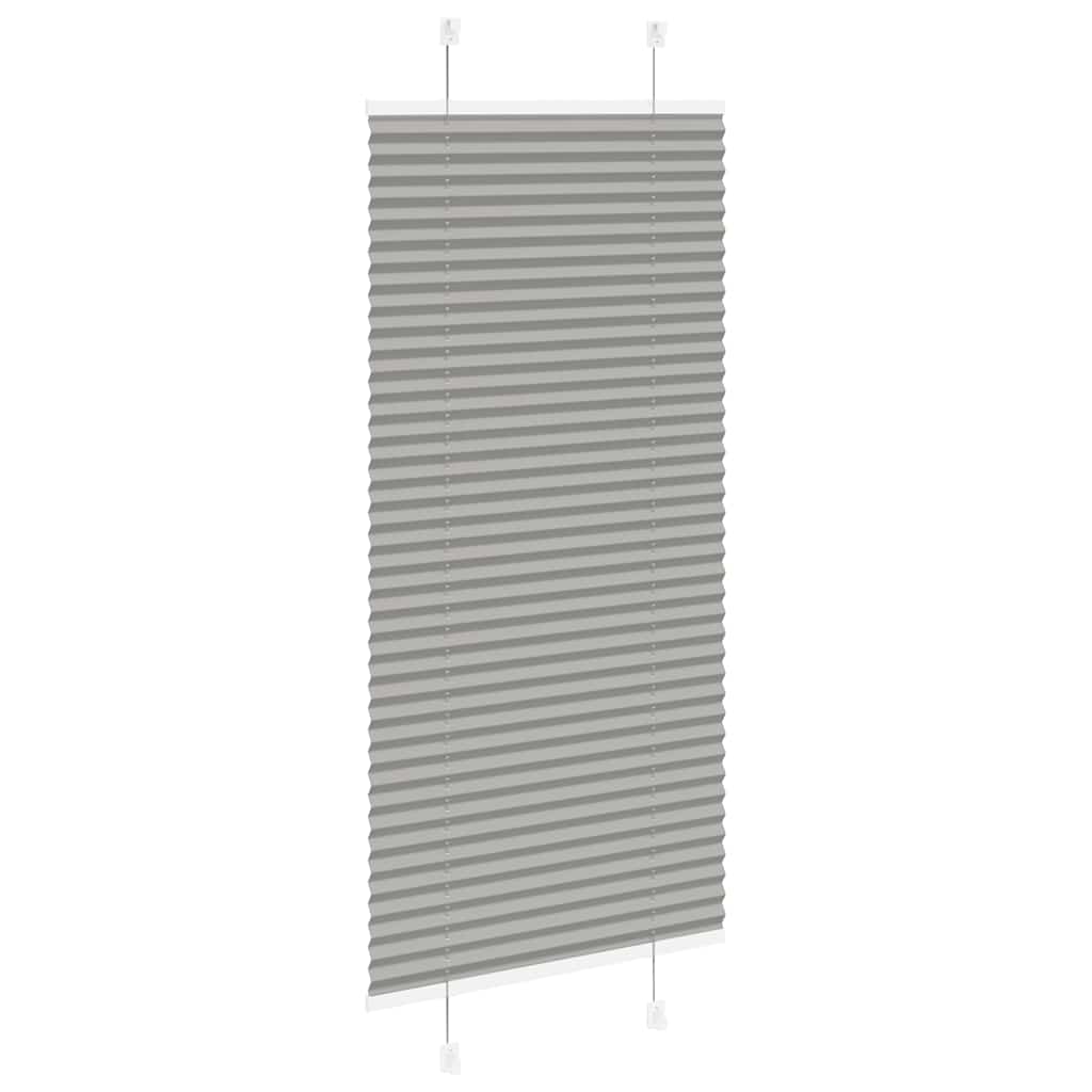 Plisségardin Antracit 55x150 cm Stofbredde 54,4 cm Polyester