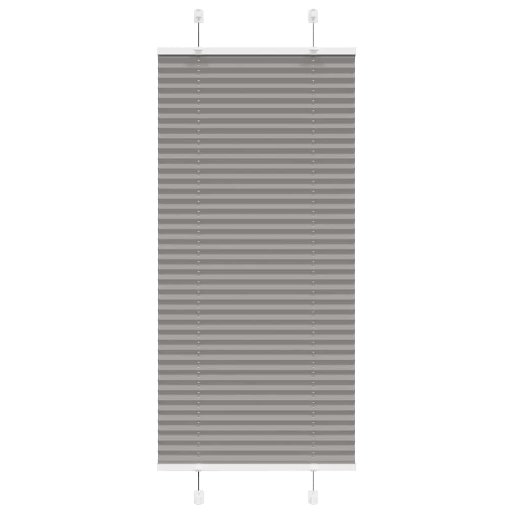 Plisségardin Antracit 60x150 cm Stofbredde 59,4 cm Polyester