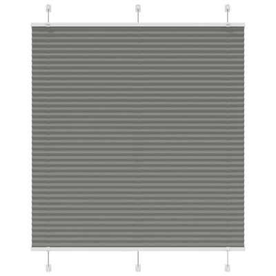 Plisségardin Antracit 115x150 cm Stofbredde 114,4 cm Polyester
