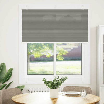 Plisségardin Antracit 120x150 cm Stofbredde 119,4 cm Polyester