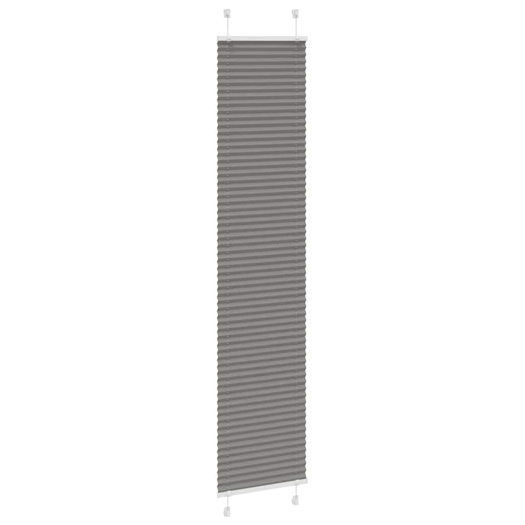 Plisségardin Antracit 40x200 cm Stofbredde 39,4 cm Polyester