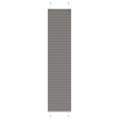 Plisségardin Antracit 50x200 cm Stofbredde 49,4 cm Polyester