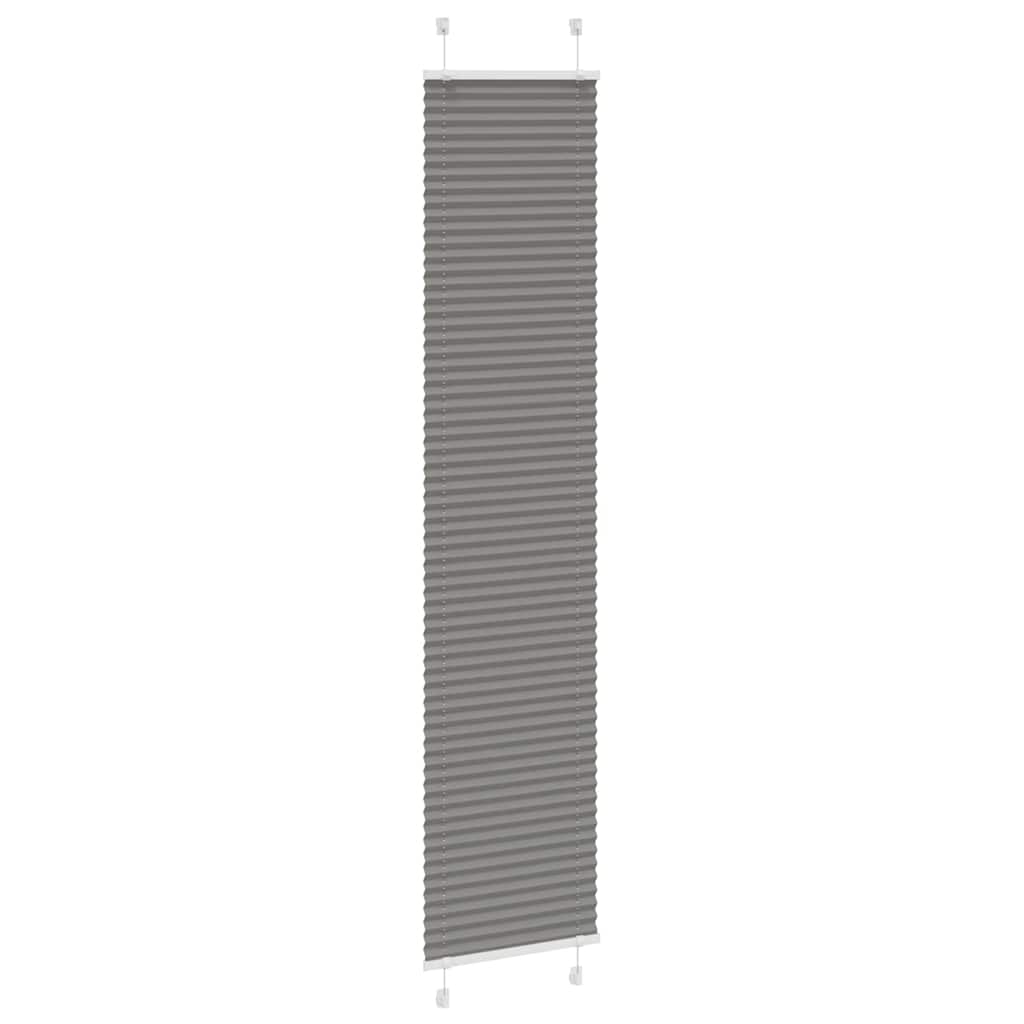 Plisségardin Antracit 50x200 cm Stofbredde 49,4 cm Polyester