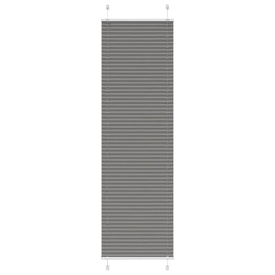 Plisségardin Antracit 55x200 cm Stofbredde 54,4 cm Polyester
