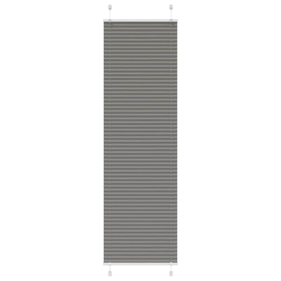 Plisségardin Antracit 60x200 cm Stofbredde 59,4 cm Polyester
