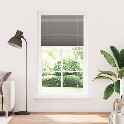 Plisségardin Antracit 110x200 cm Stofbredde 109,4 cm Polyester