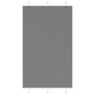 Plisségardin Antracit 115x200 cm Stofbredde 114,4 cm Polyester