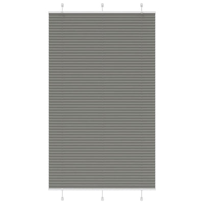 Plisségardin Antracit 120x200 cm Stofbredde 119,4 cm Polyester