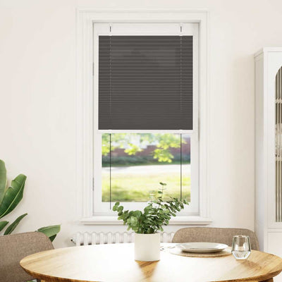 Plisségardin Sort 60x100 cm Stofbredde 59,4 cm Polyester