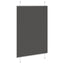 Plisségardin Sort 85x100 cm Stofbredde 84,4 cm Polyester