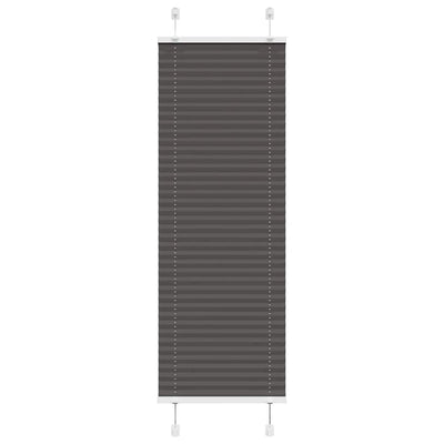 Plisségardin Sort 40x150 cm Stofbredde 39,4 cm Polyester