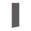 Plisségardin Sort 50x150 cm Stofbredde 49,4 cm Polyester