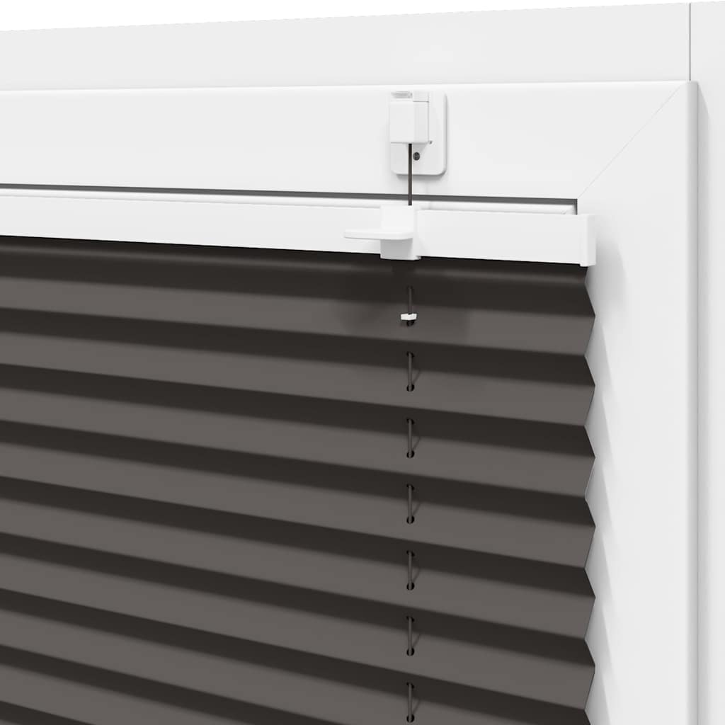 Plisségardin Sort 50x150 cm Stofbredde 49,4 cm Polyester
