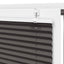 Plisségardin Sort 55x150 cm Stofbredde 54,4 cm Polyester