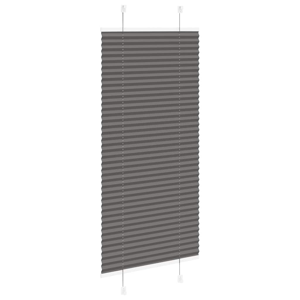 Plisségardin Sort 60x150 cm Stofbredde 59,4 cm Polyester