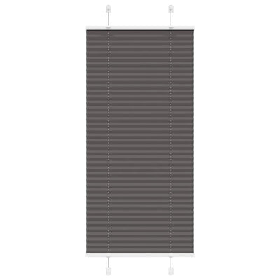 Plisségardin Sort 65x150 cm Stofbredde 64,4 cm Polyester