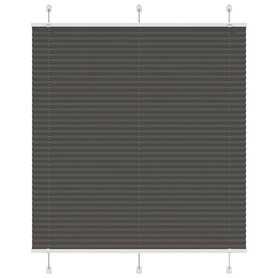 Plisségardin Sort 120x150 cm Stofbredde 119,4 cm Polyester