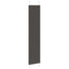 Plisségardin Sort 45x200 cm Stofbredde 44,4 cm Polyester