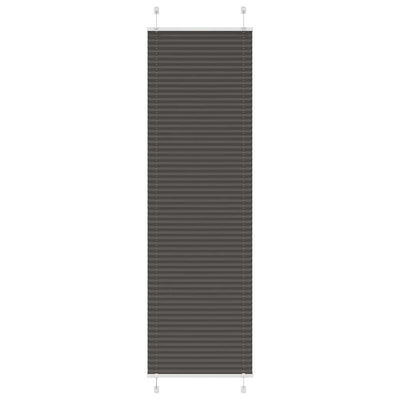 Plisségardin Sort 65x200 cm Stofbredde 64,4 cm Polyester