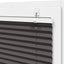 Plisségardin Sort 105x200 cm Stofbredde 104,4 cm Polyester