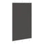 Plisségardin Sort 115x200 cm Stofbredde 114,4 cm Polyester