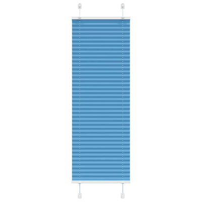 Plisségardin Blå 45x150 cm Stofbredde 44,4 cm Polyester