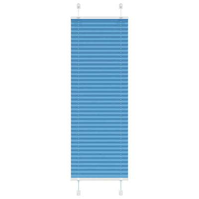 Plisségardin Blå 50x150 cm Stofbredde 49,4 cm Polyester