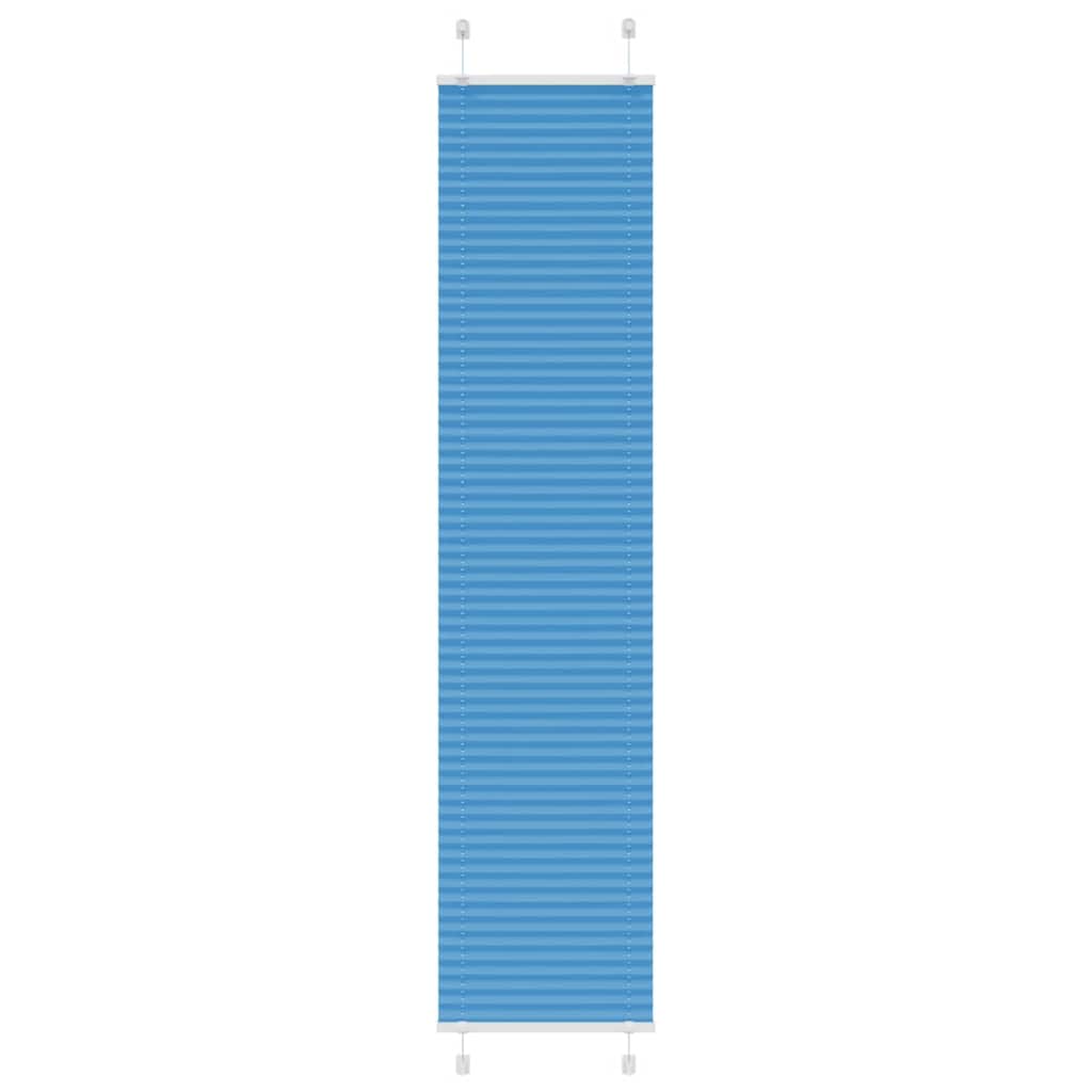 Plisségardin Blå 40x200 cm Stofbredde 39,4 cm Polyester