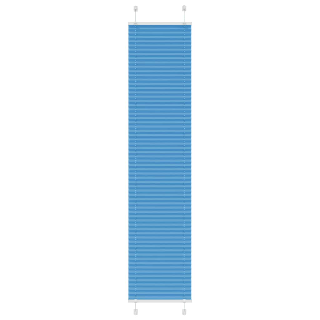 Plisségardin Blå 45x200 cm Stofbredde 44,4 cm Polyester