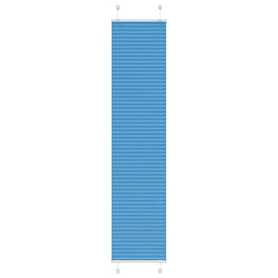 Plisségardin Blå 50x200 cm Stofbredde 49,4 cm Polyester