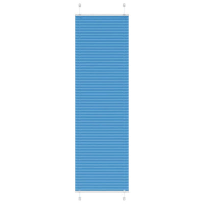 Plisségardin Blå 65x200 cm Stofbredde 64,4 cm Polyester