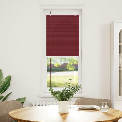 Plisségardin Bordeauxrød 40x100 cm Stofbredde 39,4 cm Polyester